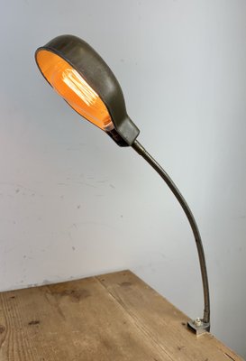 Vintage Grey Italian Gooseneck Table Lamp from GCME, 1950s-CGF-2043851