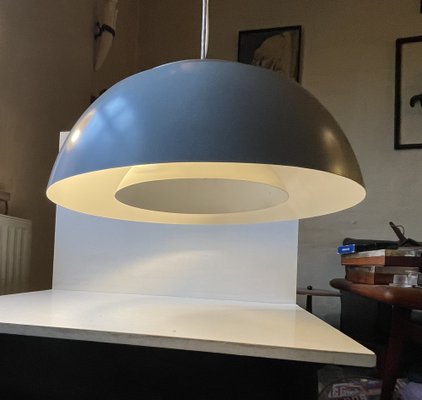 Vintage Grey SAS Royal Ceiling Lamp by Arne Jacobsen Louis Poulsen, 1960s-LCR-1787477