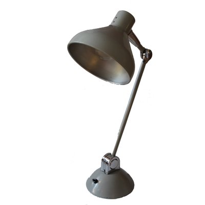 Vintage Grey Table Lamp from Jumo, 1950s-SY-1747328