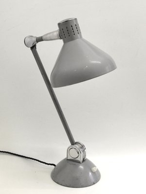 Vintage Grey Table Lamp from Jumo, 1950s-SY-1747328