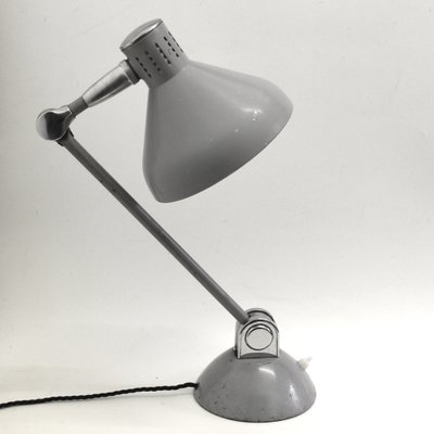 Vintage Grey Table Lamp from Jumo, 1950s-SY-1747328