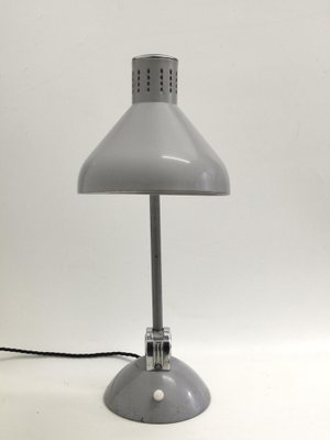 Vintage Grey Table Lamp from Jumo, 1950s-SY-1747328