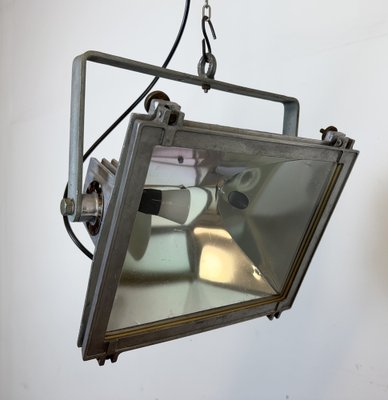 Vintage Grey Theater Spotlight with Glass Cover from Elektrosvit, 1980s-CGF-2043837