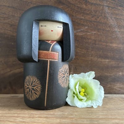 Vintage Gunma Kokeshi Doll by Sansaku Sekiguchi, Japan, 1970s-DWL-1799102