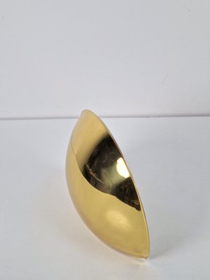 Vintage Half Moon Wall Lamp in Brass, 1980, Set of 3-AXJ-2027182