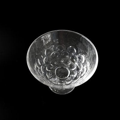 Vintage Hallon Glass Bowl on Foot P 4120-121 by Ann Nilsson-JKV-2023224