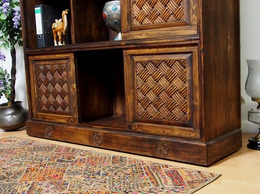 Vintage Hand Carved Bookshelf, 1990s-UZN-1442158