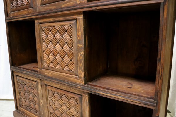 Vintage Hand Carved Bookshelf, 1990s-UZN-1442158