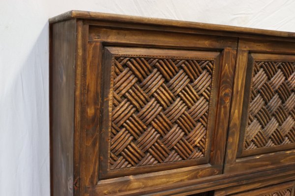 Vintage Hand Carved Bookshelf, 1990s-UZN-1442158