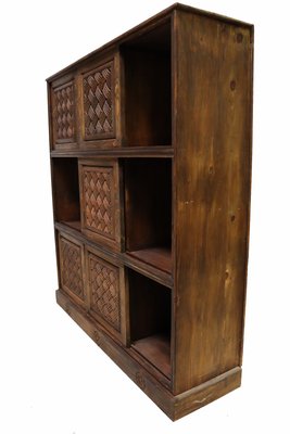 Vintage Hand Carved Bookshelf, 1990s-UZN-1442158