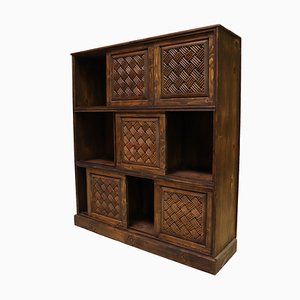 Vintage Hand Carved Bookshelf, 1990s-UZN-1442158