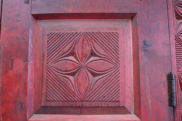 Vintage Hand Carved Cabinet, 1930s-UZN-1420627