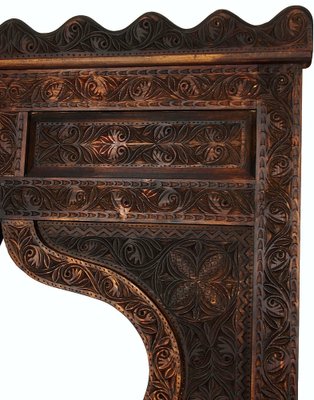 Vintage Hand Carved Wooden Hall Console Tables, 1990s-UZN-1409069