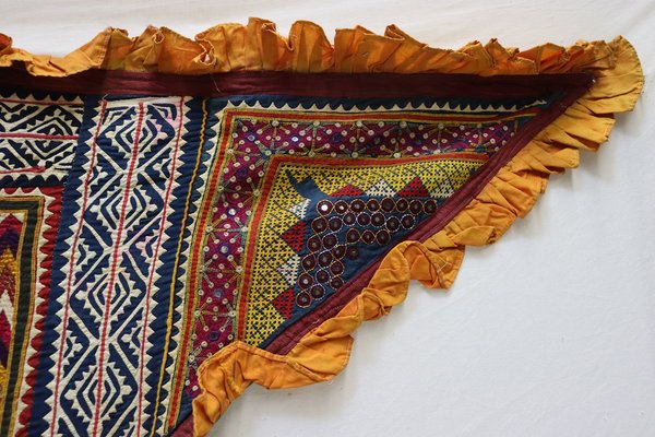 Vintage Hand Embroidered India Wall Hanging, 1920s-UZN-1451184