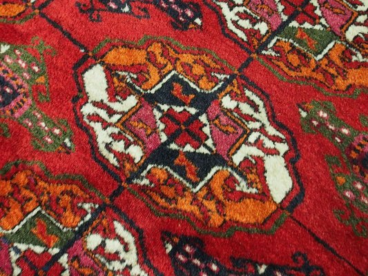 Vintage Hand-Knotted Bukhara Tekke Turkmen Rug, 1950s-UZN-1393440