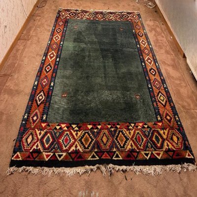 Vintage Hand-Knotted Rug in Wool-SZM-1752688