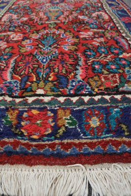 Vintage Hand Knotted Runner Rug-HPP-1746763