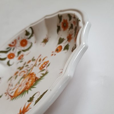 Vintage Hand-Painted Ceramic Wall Plate by Gabriel Fourmaintraux-NUX-685285