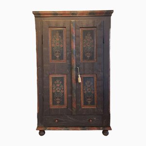 Vintage Hand-painted Farmhouse Cupboard-PXE-1790201