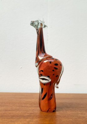 Vintage Handmade African Glass Giraffe from Ngwenya Glass-UAH-1209543