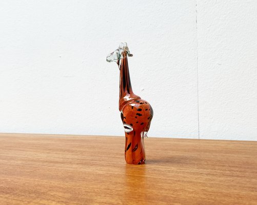 Vintage Handmade African Glass Giraffe from Ngwenya Glass-UAH-1209543