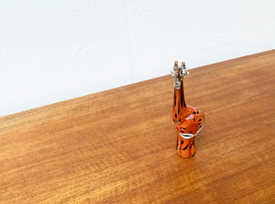 Vintage Handmade African Glass Giraffe from Ngwenya Glass-UAH-1209543