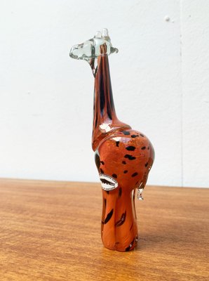 Vintage Handmade African Glass Giraffe from Ngwenya Glass-UAH-1209543