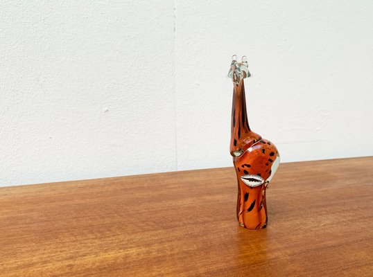 Vintage Handmade African Glass Giraffe from Ngwenya Glass-UAH-1209543