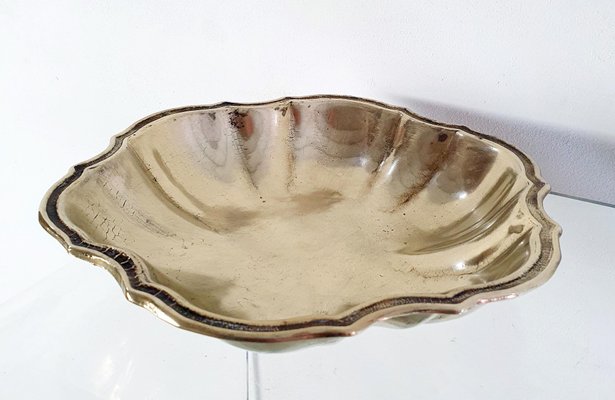 Vintage Handmade Bronze Bowl, Italy, 1970s-FO-1441658