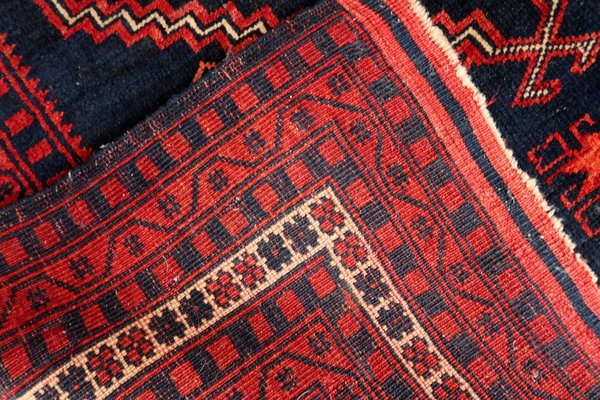 Vintage Handmade Caucasian Karabagh Rug, 1940s-JZV-1735203