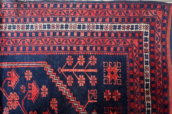 Vintage Handmade Caucasian Karabagh Rug, 1940s-JZV-1735203