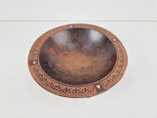 Vintage Handmade Ceremonial Kava Bowl, 1930s-AXJ-2020471