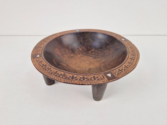 Vintage Handmade Ceremonial Kava Bowl, 1930s-AXJ-2020471