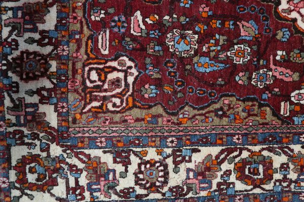 Vintage Handmade Middle Eastern Style Mahal Rug, 1950s-JZV-1703304