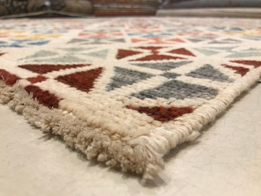 Vintage Handmade Woolen Rug-NOU-674631