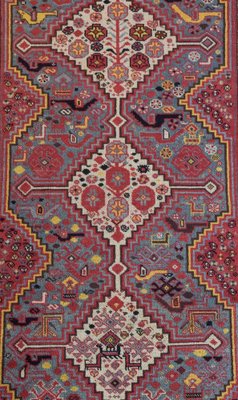 Vintage Handwoven Azerbaijani Rug-AOI-1295397