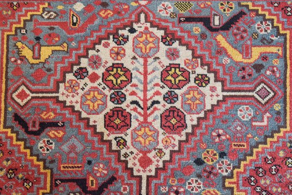 Vintage Handwoven Azerbaijani Rug-AOI-1295397