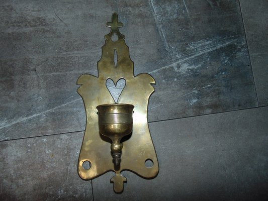 Vintage Hanging Candleholder in Brass, 1960s-1970s-CAQ-1348354