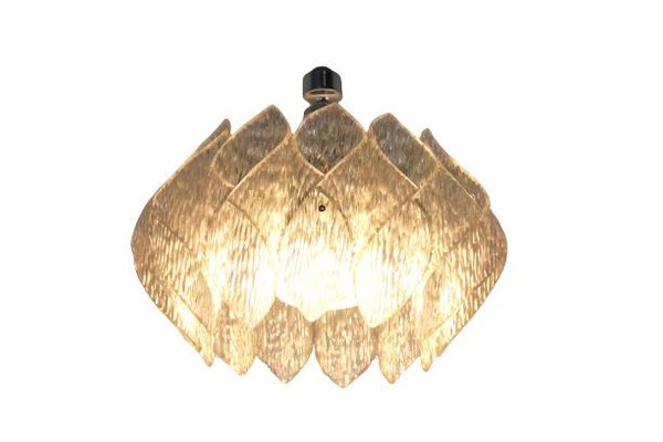 Vintage Hanging Lamp in Acrylic Glas-FYZ-1322690