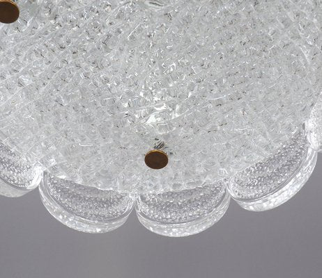 Vintage Hanging Lamp in Crystal and Brass from Kaiser Leuchten-SN-1344519