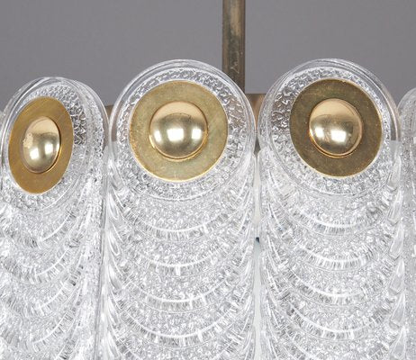 Vintage Hanging Lamp in Crystal and Brass from Kaiser Leuchten-SN-1344519