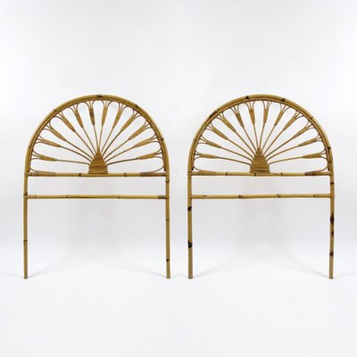 Vintage Headboards in Bamboo, 1970s, Set of 2-BH-1385604