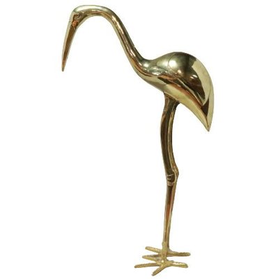 Vintage Herons in Brass, Set of 2-FYZ-1322688