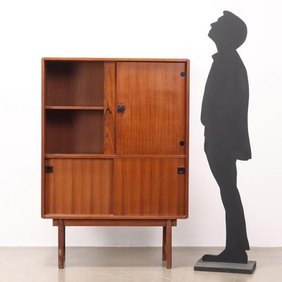 Vintage Highboard in Mahogany & Veneer, Italy, 1960s-VMM-2042327