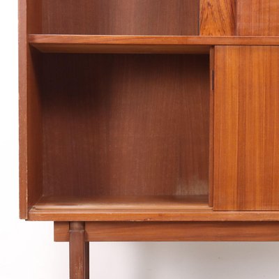 Vintage Highboard in Mahogany & Veneer, Italy, 1960s-VMM-2042327