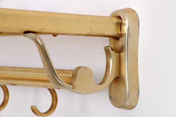 Vintage Hollywood Regency Wall Coat Rack, 1960s-EZZ-1730254