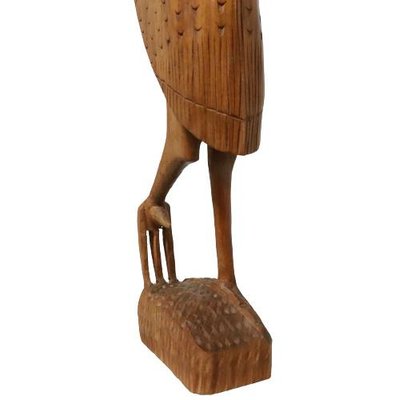 Vintage Ibis Figurine in Teak-FYZ-1337760