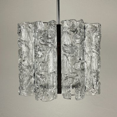 Vintage Ice Murano Chandelier by AV Mazzega, Italy, 1970s-WQC-2040566