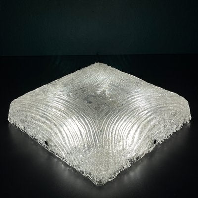 Vintage Ice Murano Glass Ceiling Lamp by J. T. Kalmar, Austria, 1960s-WQC-2027625