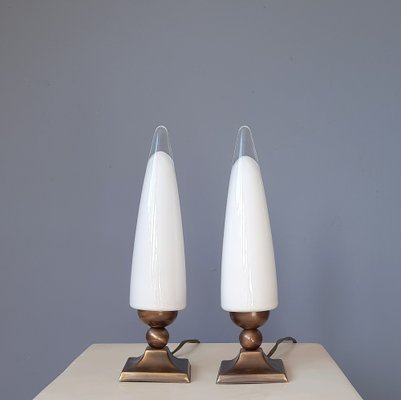 Vintage Iceberg Table Lamps, 1990s, Set of 2-SJU-1748723